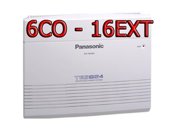 Tổng đài điện thoại Panasonic KX-TES824 6 trung kế 16 máy nhánh